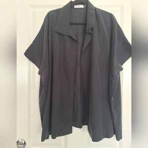 Natori‎ Black Open Kimono Cardigan Size One